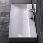 luca stone wall hung basin