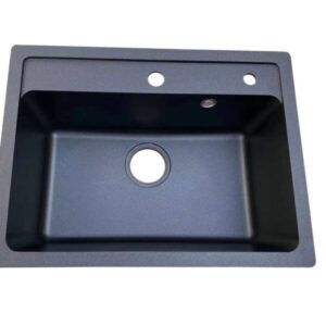 DB Black Single Kitchen Sink