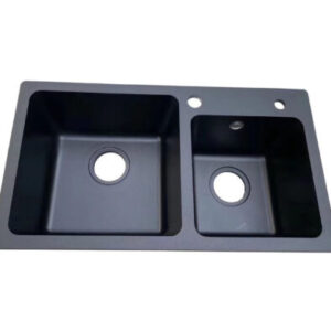 SN Black Double Kitchen Sink